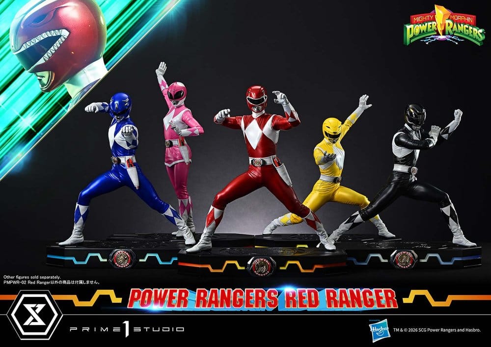 Mighty Morphin Power Rangers Premium Masterline Estatua 1/4 Red Ranger 62 cm
