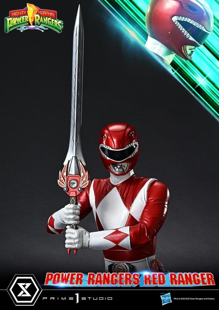 Mighty Morphin Power Rangers Premium Masterline Estatua 1/4 Red Ranger 62 cm