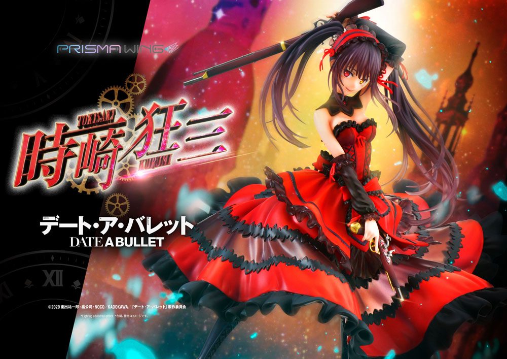 Date A Live Fragment: Date A Bullet Estátua PVC 1/7 Prisma Wing Kurumi Tokisaki 27 cm