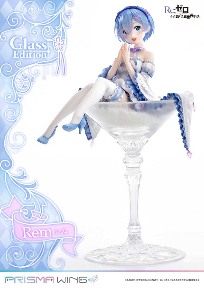 Re:Zero - Starting Life in Another World Estátua PVC 1/7 Prisma Wing Rem Glass Edition 23 cm Frikytopia