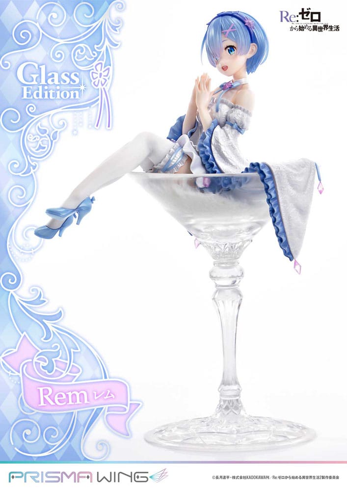 Re:Zero - Starting Life in Another World Estátua PVC 1/7 Prisma Wing Rem Glass Edition 23 cm