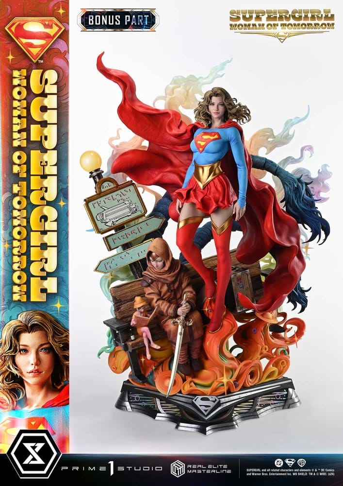 DC Comics Real Elite Masterline Series Estátua 1/4 Supergirl Woman of Tomorrow Versão Bónus 63 cm Frikytopia
