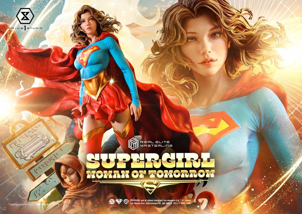 DC Comics Real Elite Masterline Series Estátua 1/4 Supergirl Woman of Tomorrow Versão Bónus 63 cm