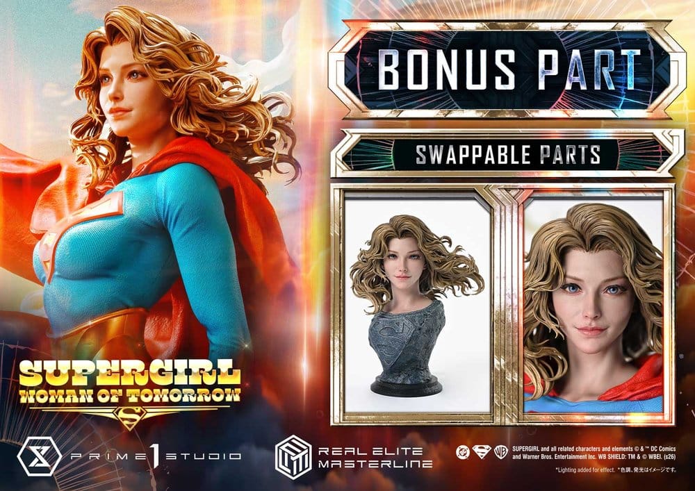 DC Comics Real Elite Masterline Series Estátua 1/4 Supergirl Woman of Tomorrow Versão Bónus 63 cm