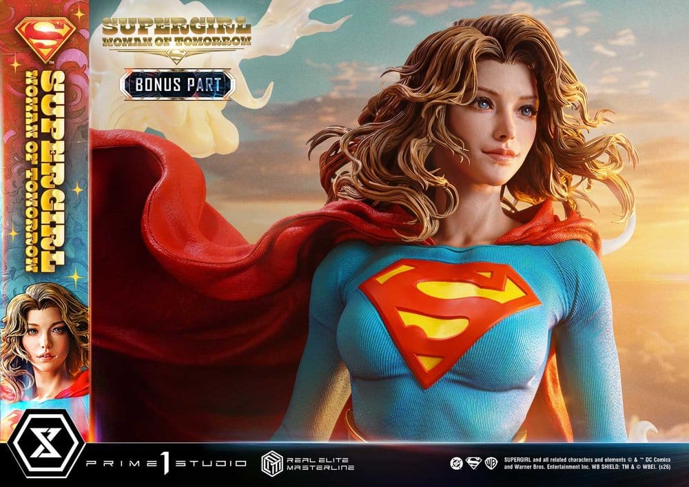 DC Comics Real Elite Masterline Series Estátua 1/4 Supergirl Woman of Tomorrow Versão Bónus 63 cm