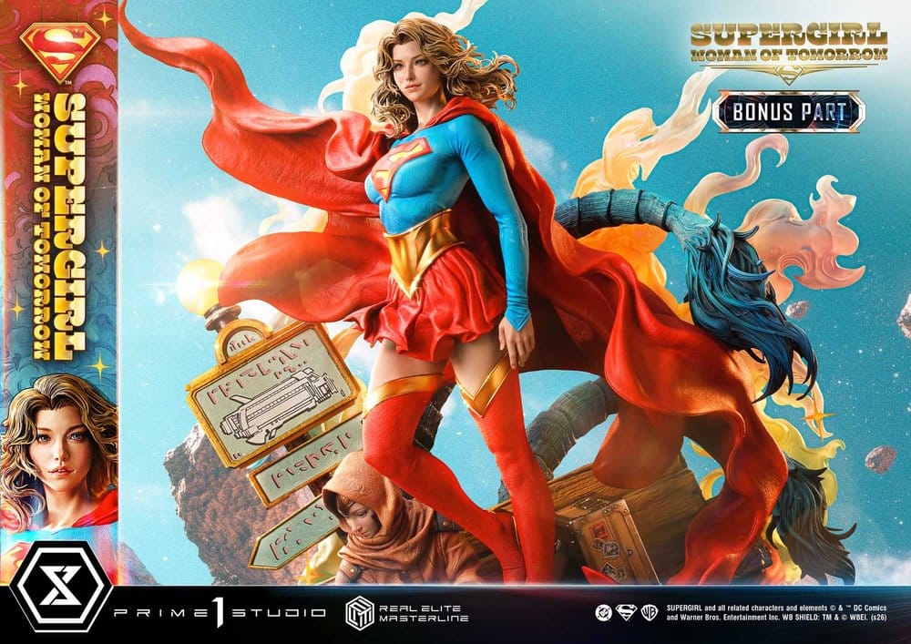 DC Comics Real Elite Masterline Series Estátua 1/4 Supergirl Woman of Tomorrow Versão Bónus 63 cm