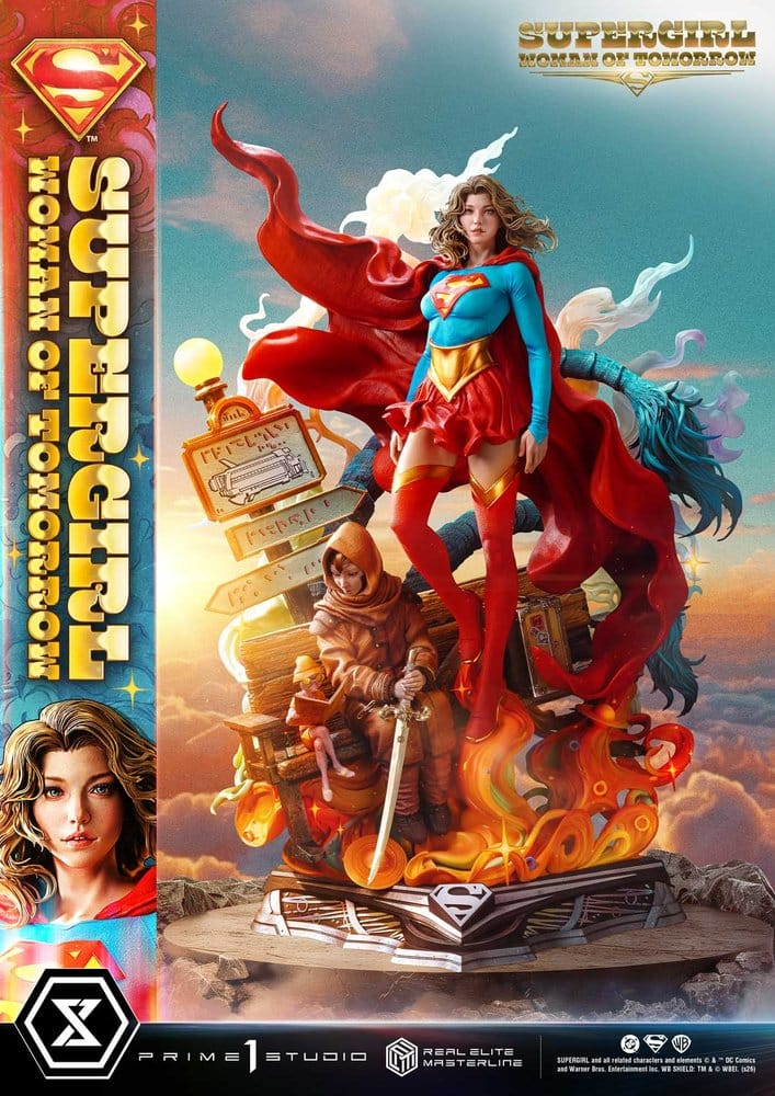 DC Comics Real Elite Masterline Series Estátua 1/4 Supergirl Woman of Tomorrow Versão Bónus 63 cm