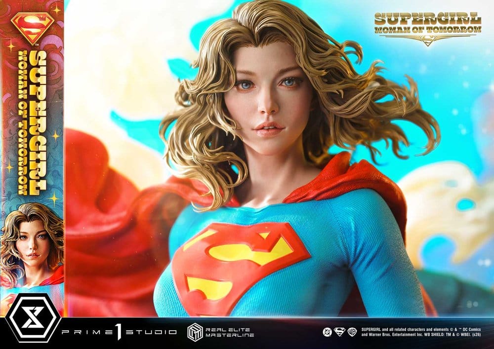 DC Comics Real Elite Masterline Series Estátua 1/4 Supergirl Woman of Tomorrow Versão Bónus 63 cm