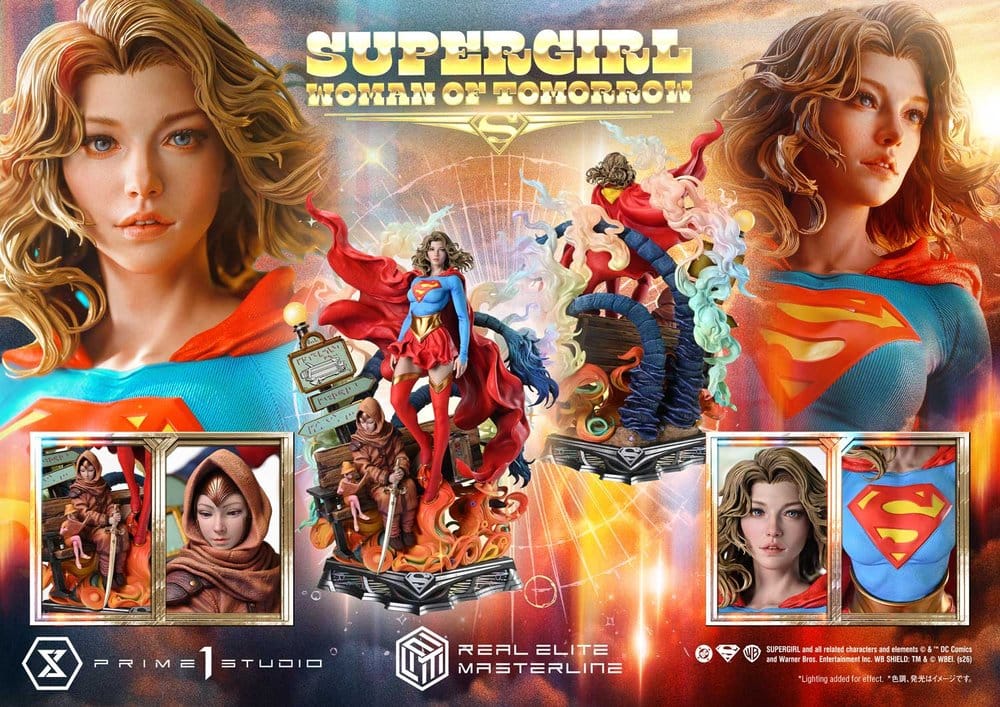 DC Comics Real Elite Masterline Series Estátua 1/4 Supergirl Woman of Tomorrow Versão Bónus 63 cm