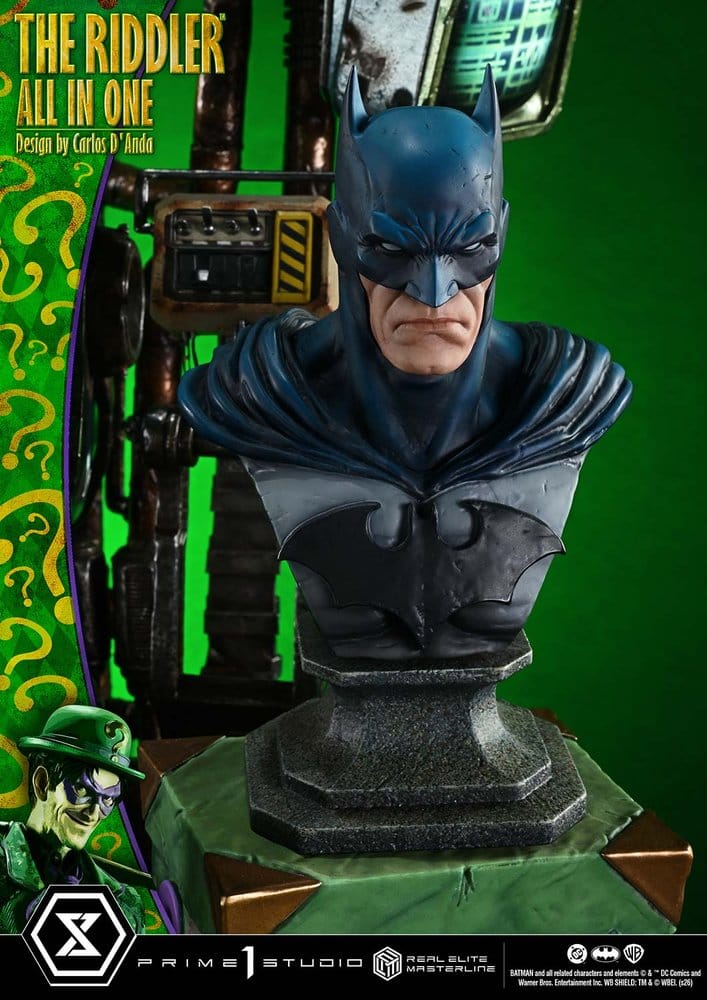 DC Comics Real Elite Masterline Series Estatua 1/3 The Riddler All In One (Design by Carlos D'Anda) 74 cm