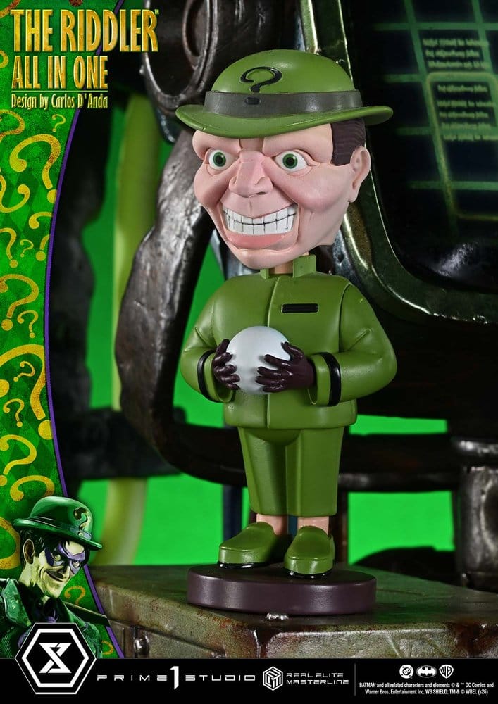DC Comics Real Elite Masterline Series Estatua 1/3 The Riddler All In One (Design by Carlos D'Anda) 74 cm