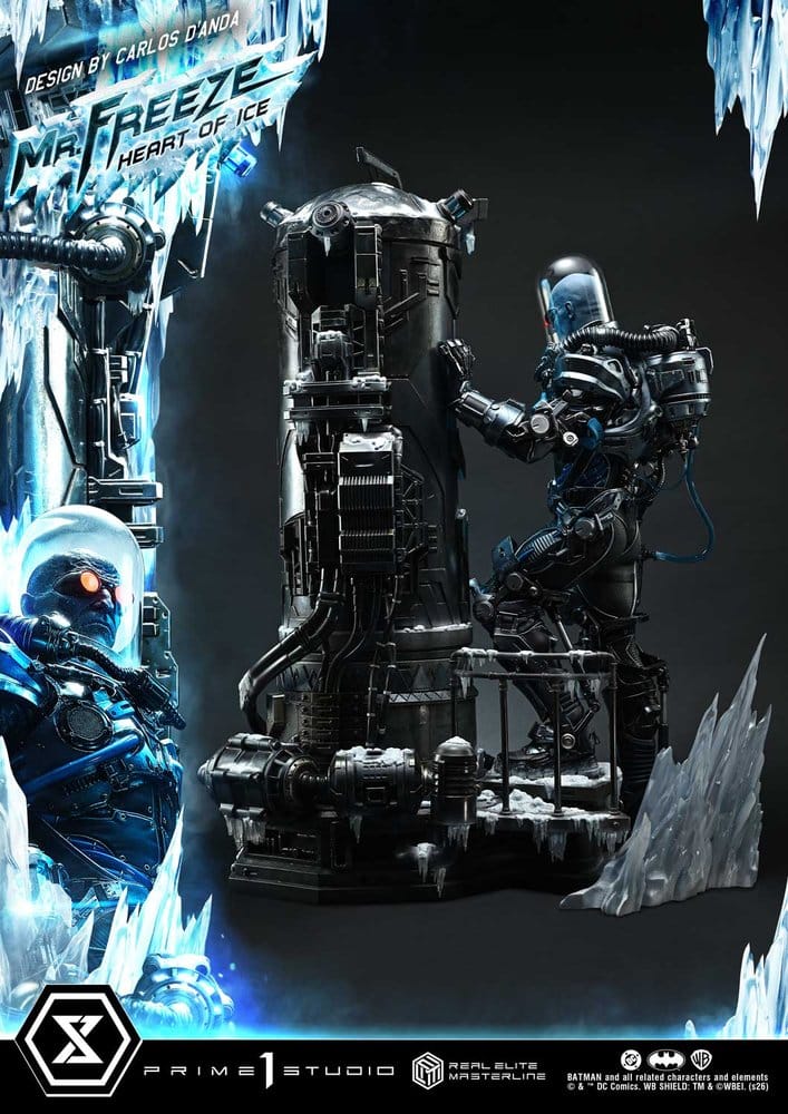 DC Comics Real Elite Masterline Series Estátua 1/3 Batman (Comics) Mr. Freeze Heart of Ice (Design by Carlos D'Anda) 82 cm