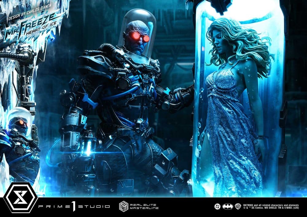DC Comics Real Elite Masterline Series Estátua 1/3 Batman (Comics) Mr. Freeze Heart of Ice (Design by Carlos D'Anda) 82 cm
