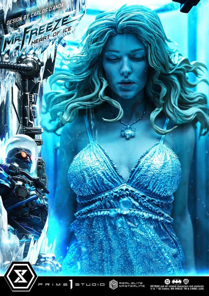 DC Comics Real Elite Masterline Series Estátua 1/3 Batman (Comics) Mr. Freeze Heart of Ice (Design by Carlos D'Anda) 82 cm
