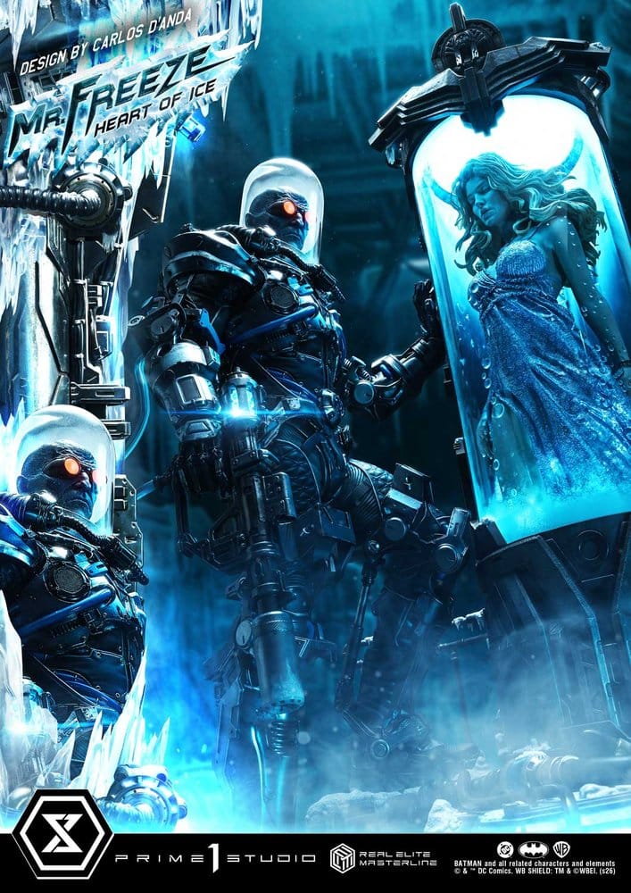 DC Comics Real Elite Masterline Series Estátua 1/3 Batman (Comics) Mr. Freeze Heart of Ice (Design by Carlos D'Anda) 82 cm