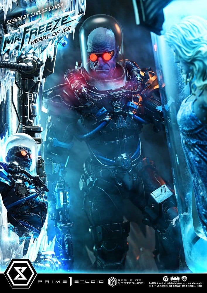 DC Comics Real Elite Masterline Series Estátua 1/3 Batman (Comics) Mr. Freeze Heart of Ice (Design by Carlos D'Anda) 82 cm