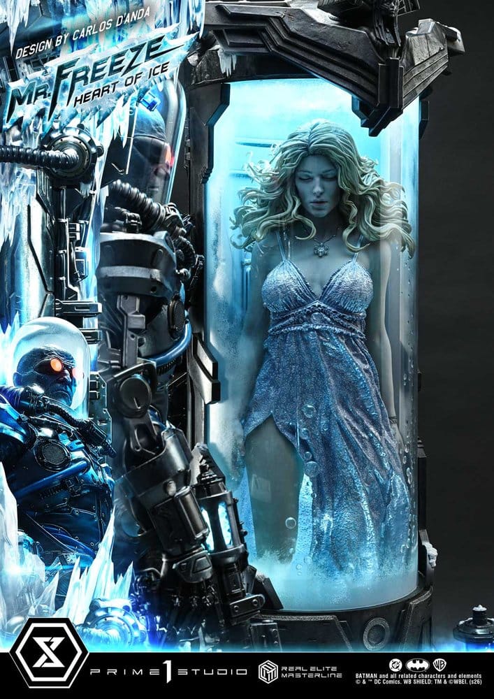 DC Comics Real Elite Masterline Series Estátua 1/3 Batman (Comics) Mr. Freeze Heart of Ice (Design by Carlos D'Anda) 82 cm