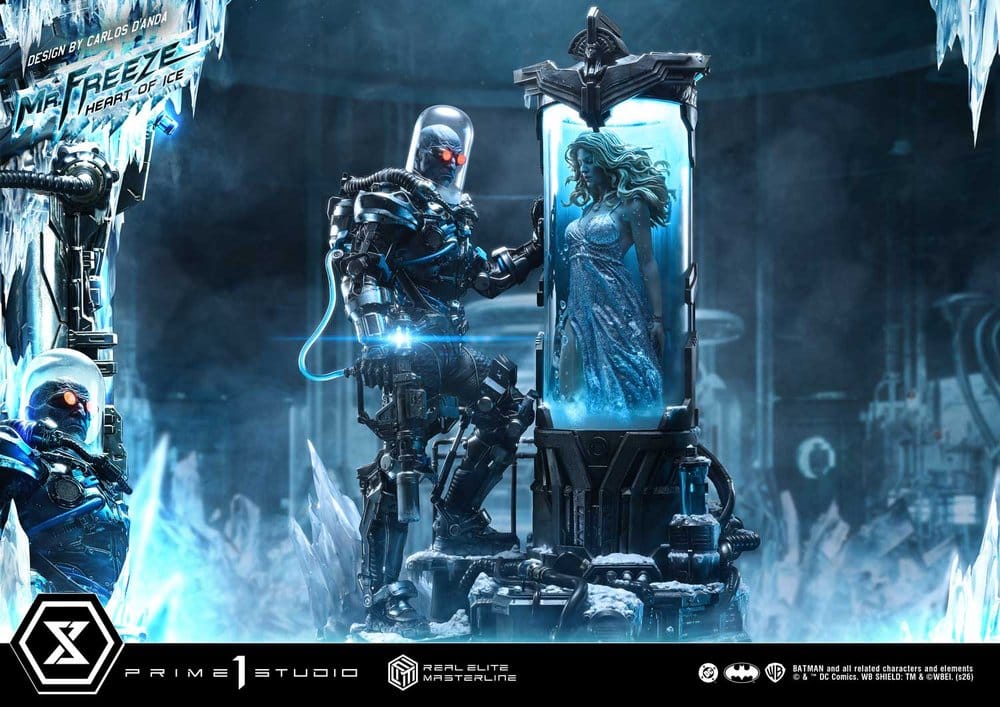 DC Comics Real Elite Masterline Series Estátua 1/3 Batman (Comics) Mr. Freeze Heart of Ice (Design by Carlos D'Anda) 82 cm