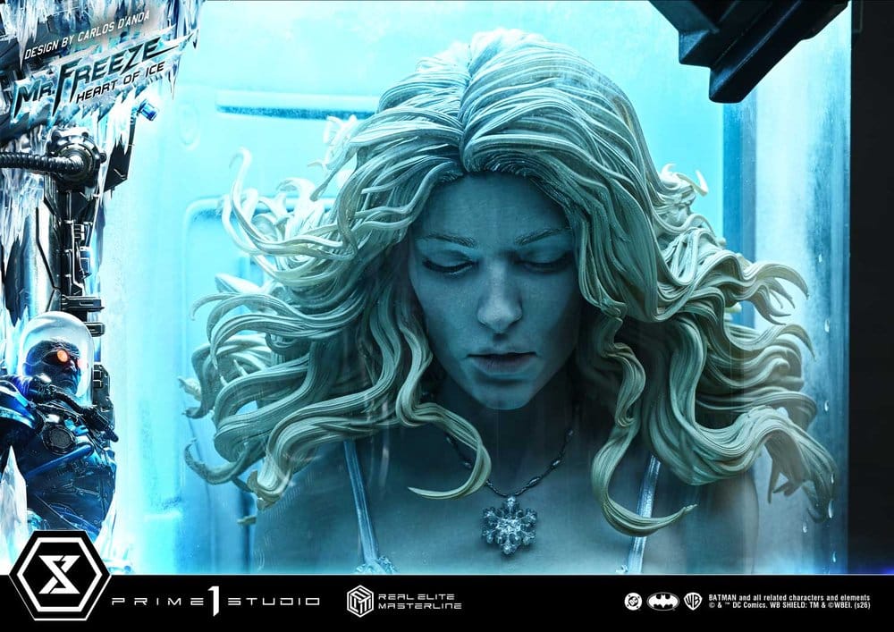 DC Comics Real Elite Masterline Series Estátua 1/3 Batman (Comics) Mr. Freeze Heart of Ice (Design by Carlos D'Anda) 82 cm