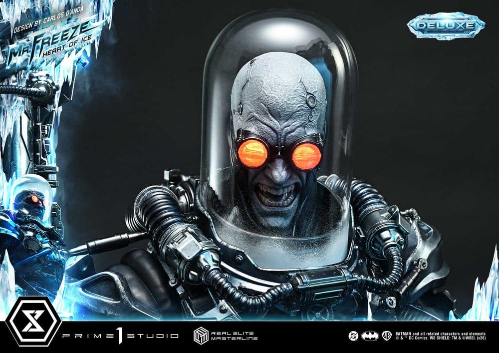 DC Comics Real Elite Masterline Series Estátua 1/3 Batman (Comics) Mr. Freeze Heart of Ice (Design by Carlos D'Anda) Deluxe Version 82 cm