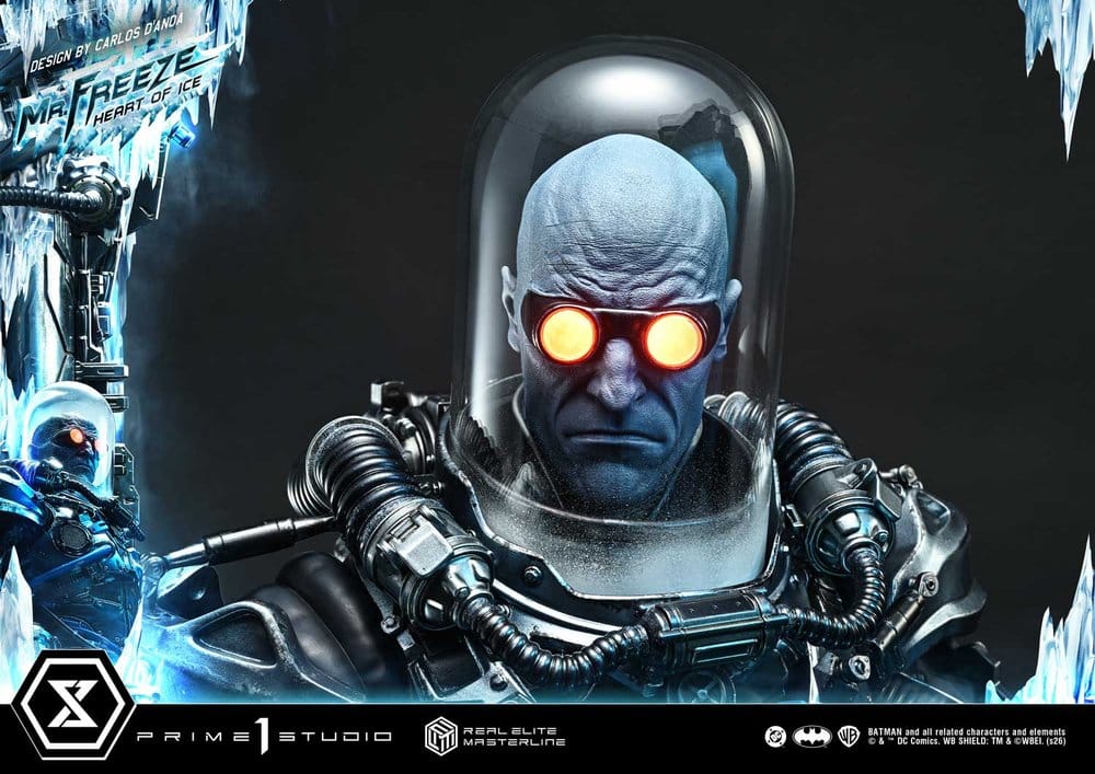 DC Comics Real Elite Masterline Series Estátua 1/3 Batman (Comics) Mr. Freeze Heart of Ice (Design by Carlos D'Anda) Deluxe Version 82 cm