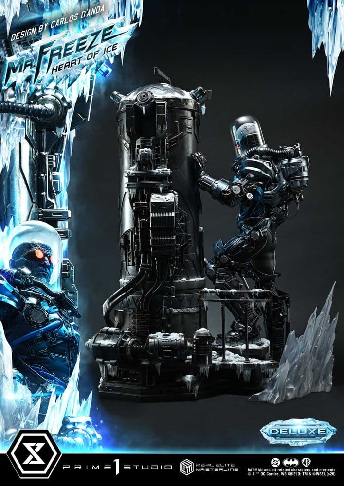 DC Comics Real Elite Masterline Series Estátua 1/3 Batman (Comics) Mr. Freeze Heart of Ice (Design by Carlos D'Anda) Deluxe Version 82 cm