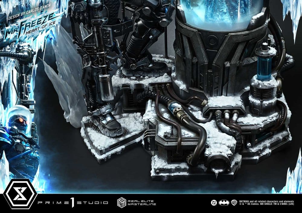 DC Comics Real Elite Masterline Series Estátua 1/3 Batman (Comics) Mr. Freeze Heart of Ice (Design by Carlos D'Anda) Deluxe Version 82 cm