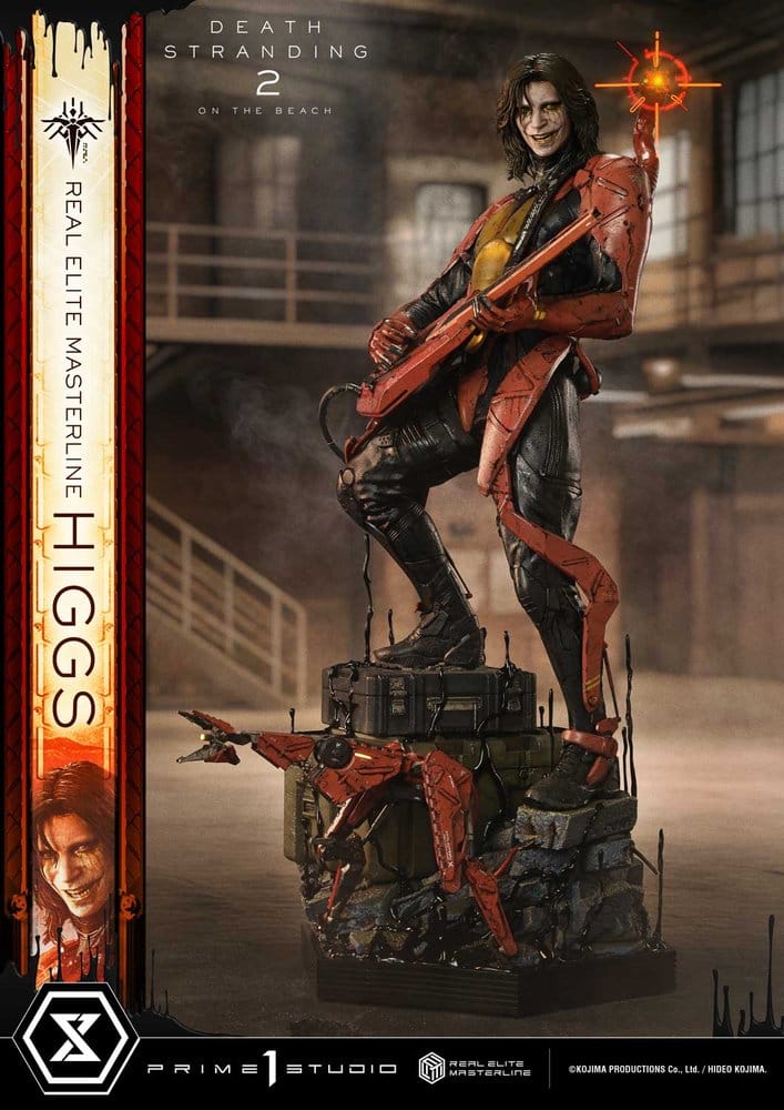 Death Stranding 2: On The Beach Real Elite Masterline Estatua 1/3 Higgs Deluxe Version 81 cm