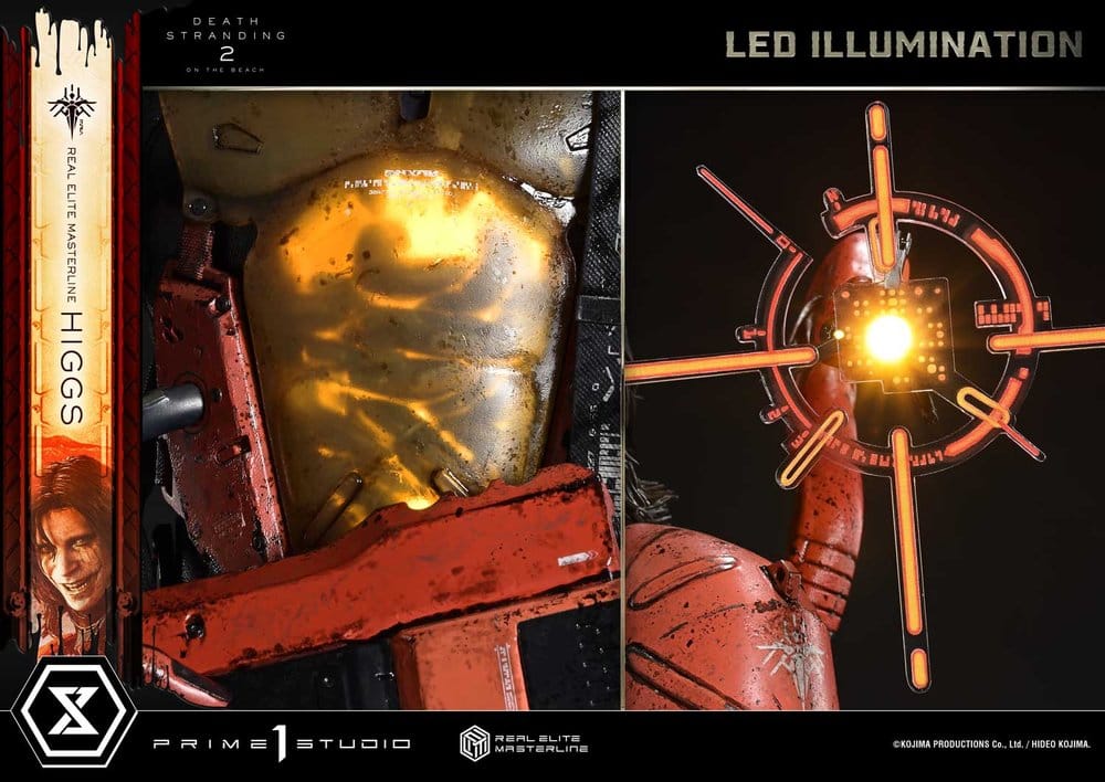 Death Stranding 2: On The Beach Real Elite Masterline Estatua 1/3 Higgs Deluxe Version 81 cm