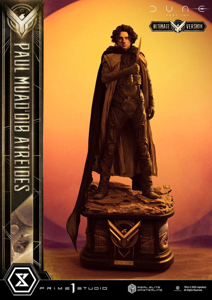 Dune: Part Two Estatua Real Elite Masterline Series 1/3 Paul Atreides Ultimate Bonus Version 90 cm