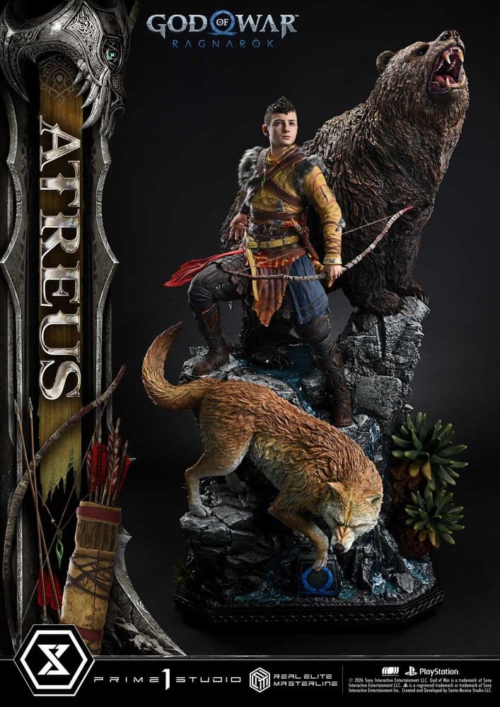 God of War: Ragnarok Real Elite Masterline Estatua 1/3 Atreus 96 cm Frikytopia