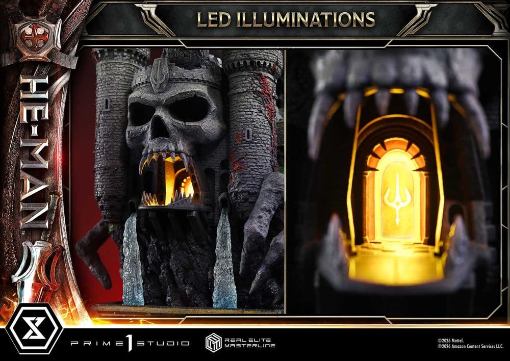 Masters of the Universe (2026 Film) Real Elite Masterline Series Estatua 1/3 He-Man Deluxe Version 117 cm