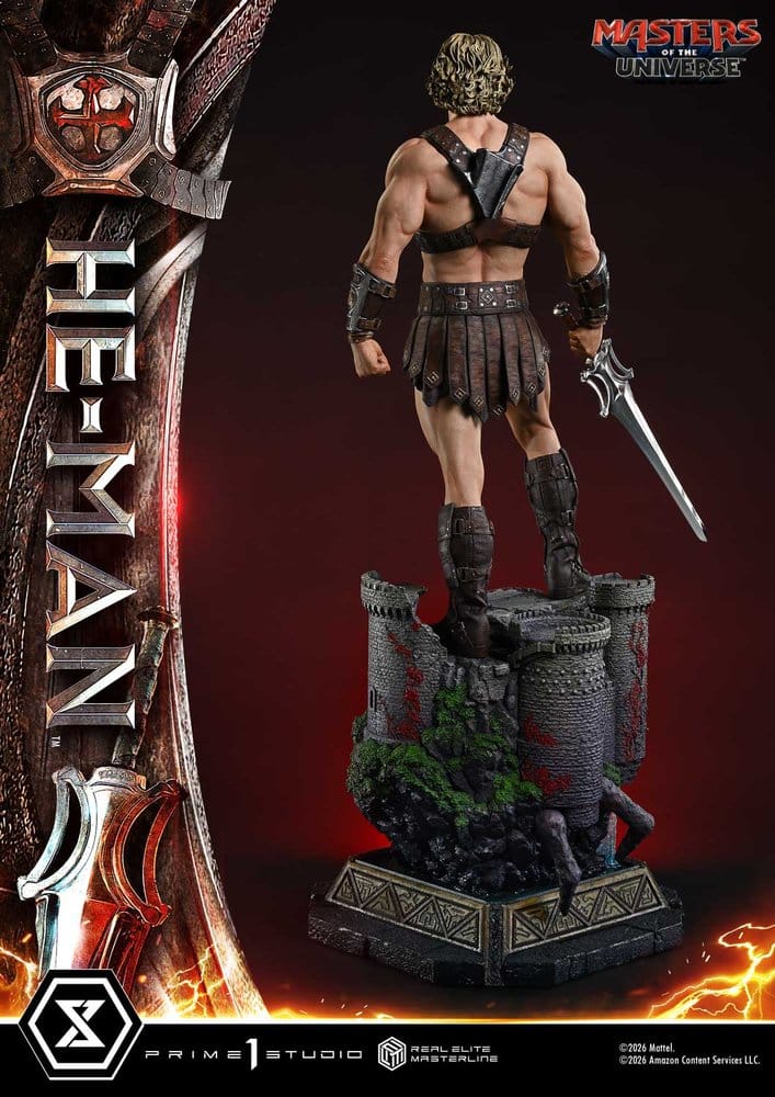 Masters of the Universe (2026 Film) Real Elite Masterline Series Estatua 1/3 He-Man Deluxe Version 117 cm