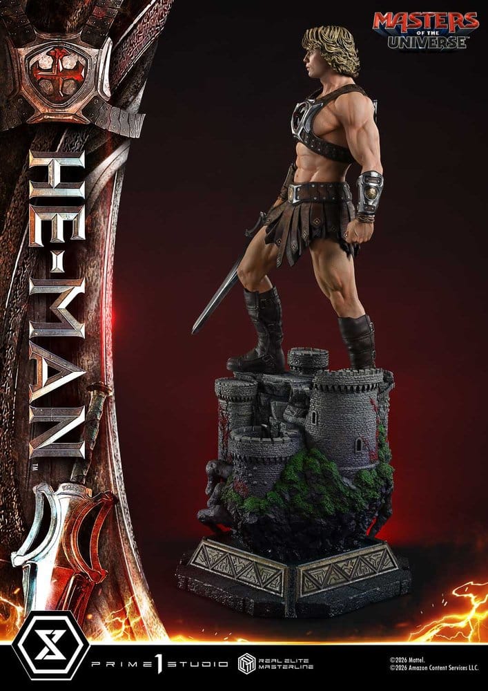 Masters of the Universe (2026 Film) Real Elite Masterline Series Estatua 1/3 He-Man Deluxe Version 117 cm
