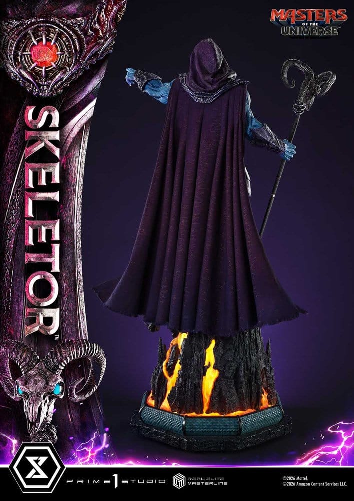 Masters del Universo (2026 Film) Real Elite Masterline Series Estatua 1/3 Skeletor 95 cm
