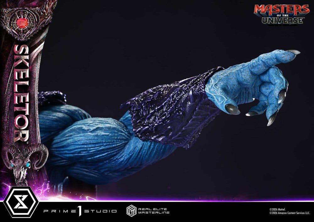 Masters del Universo (2026 Film) Real Elite Masterline Series Estatua 1/3 Skeletor 95 cm