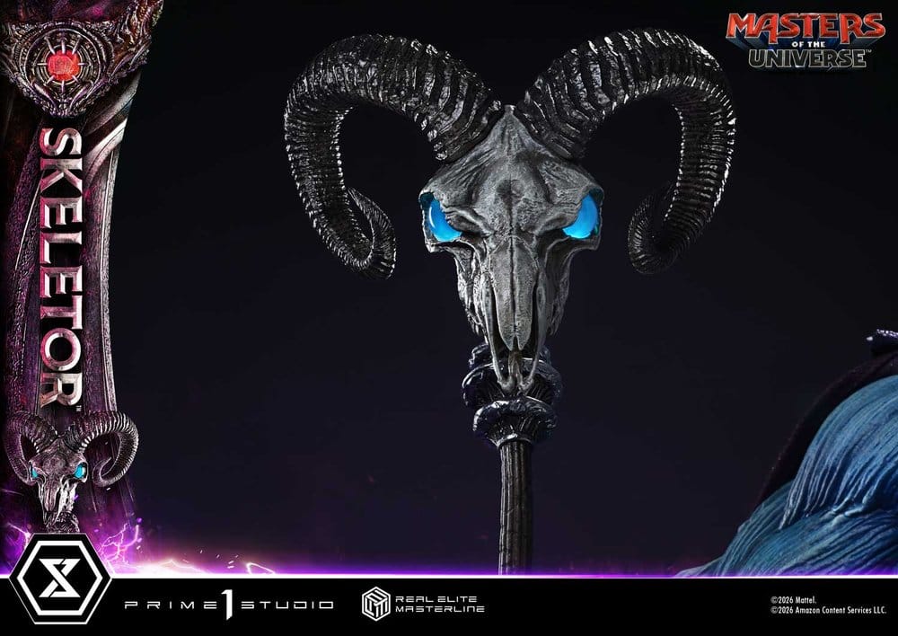 Masters del Universo (2026 Film) Real Elite Masterline Series Estatua 1/3 Skeletor 95 cm