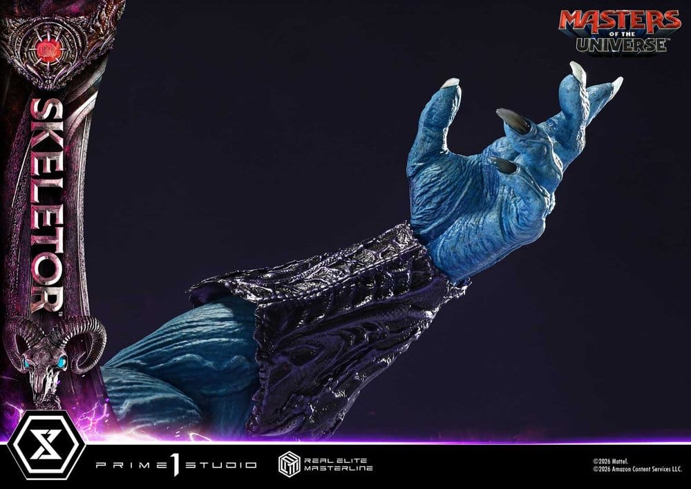 Masters del Universo (2026 Film) Real Elite Masterline Series Estatua 1/3 Skeletor 95 cm