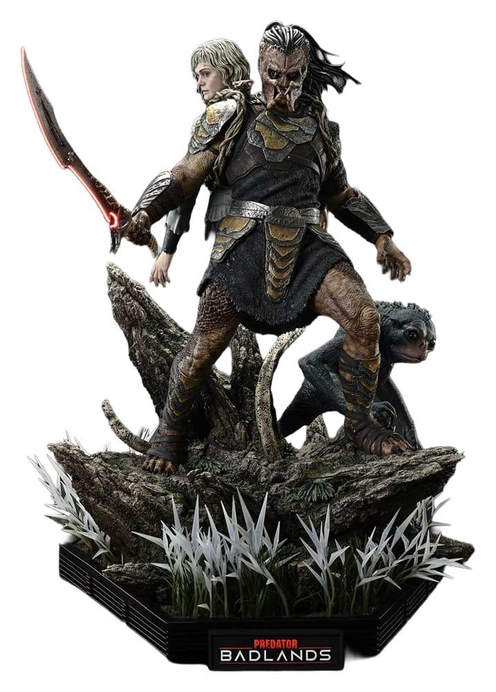 Predator Real Elite Masterline Estatua 1/3 Badlands Dek & Thia 87 cm