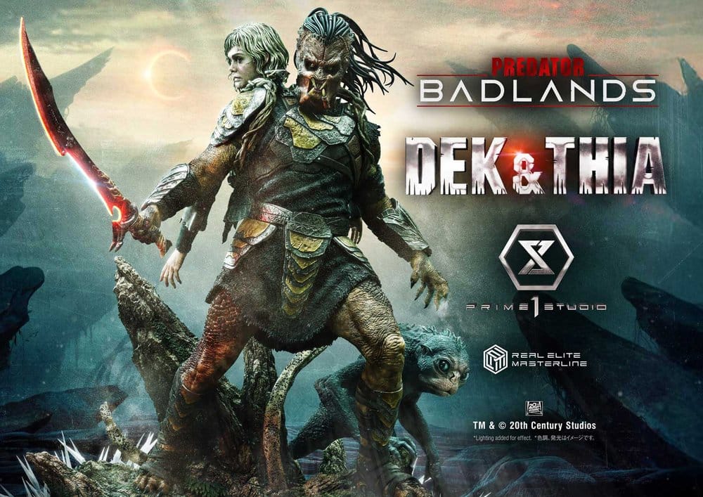 Predator Real Elite Masterline Estatua 1/3 Badlands Dek & Thia 87 cm