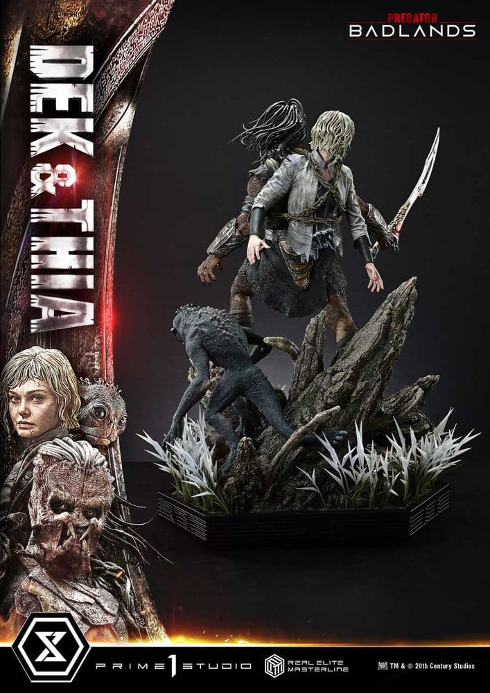 Predator Real Elite Masterline Estatua 1/3 Badlands Dek & Thia 87 cm