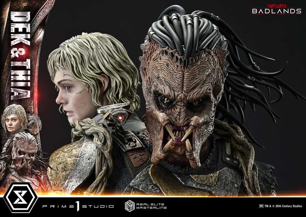 Predator Real Elite Masterline Estatua 1/3 Badlands Dek & Thia 87 cm