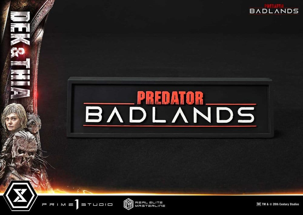 Predator Real Elite Masterline Estatua 1/3 Badlands Dek & Thia 87 cm