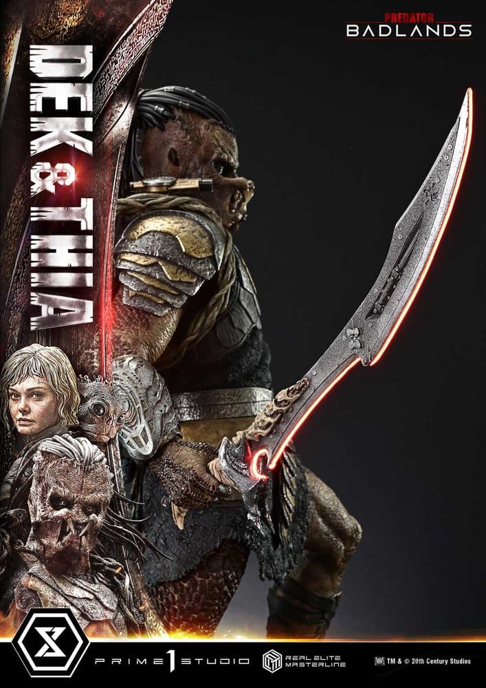 Predator Real Elite Masterline Estatua 1/3 Badlands Dek & Thia 87 cm