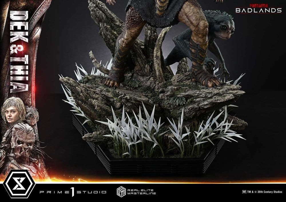 Predator Real Elite Masterline Estatua 1/3 Badlands Dek & Thia 87 cm
