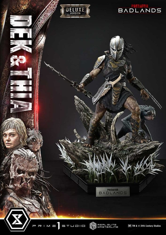 Predator Real Elite Masterline Estatua 1/3 Badlands Dek & Thia Deluxe Version 87 cm