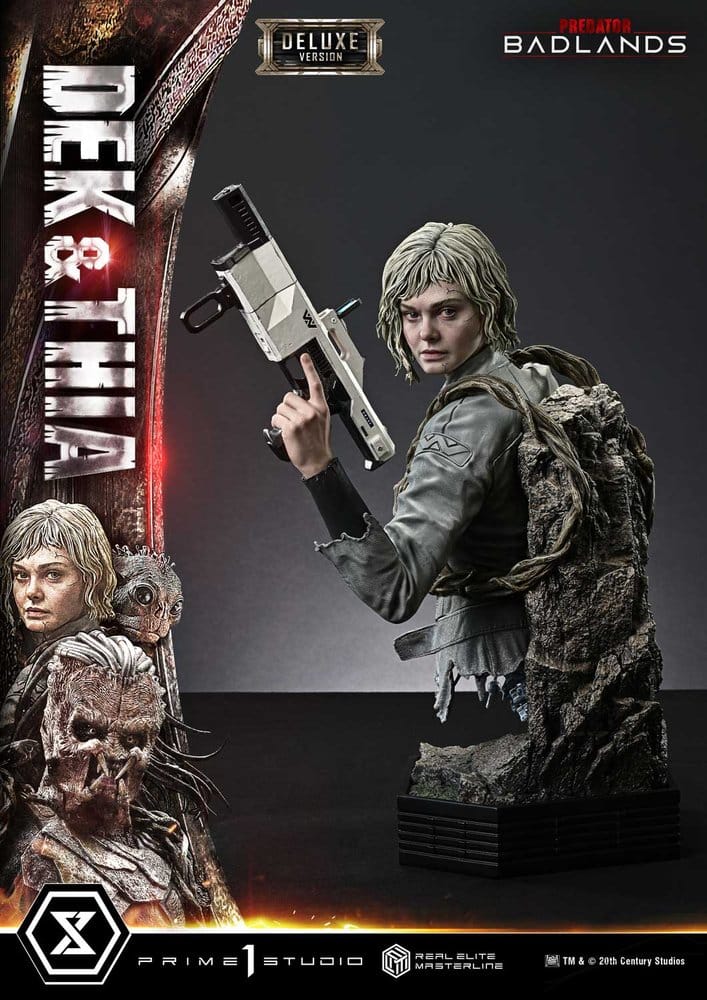 Predator Real Elite Masterline Estatua 1/3 Badlands Dek & Thia Deluxe Version 87 cm