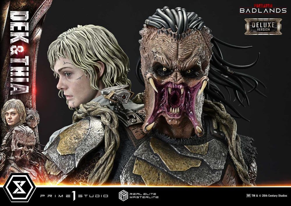 Predator Real Elite Masterline Estatua 1/3 Badlands Dek & Thia Deluxe Version 87 cm