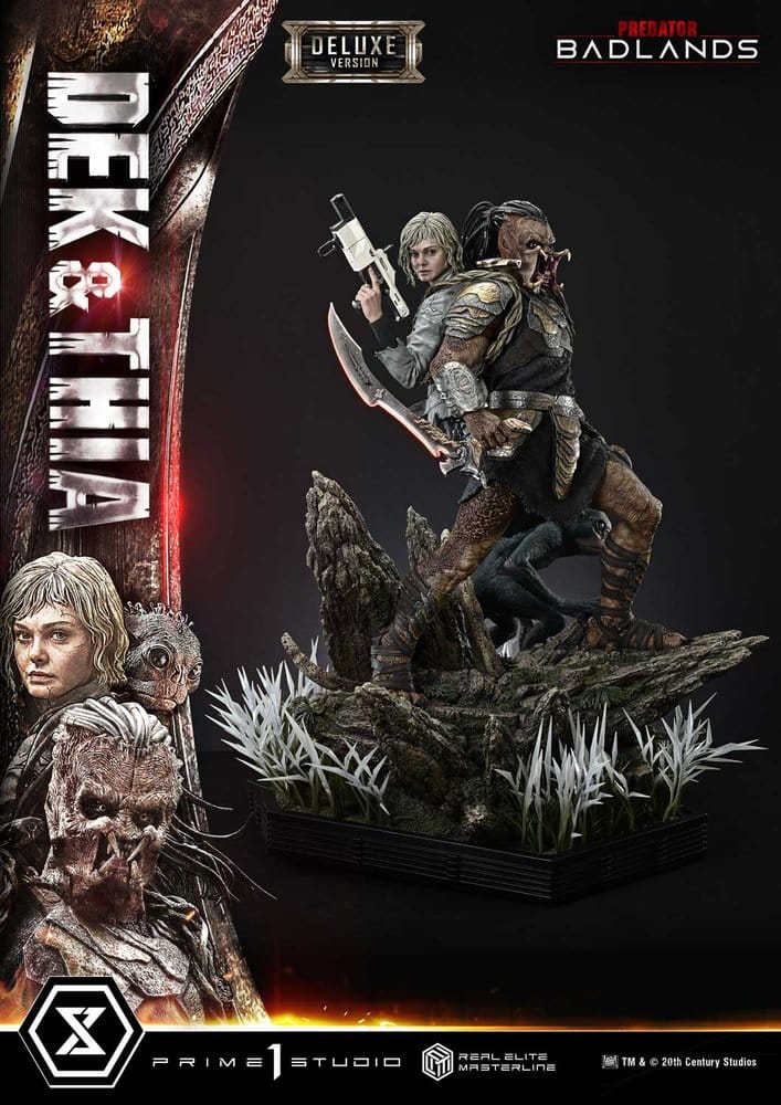 Predator Real Elite Masterline Estatua 1/3 Badlands Dek & Thia Deluxe Version 87 cm