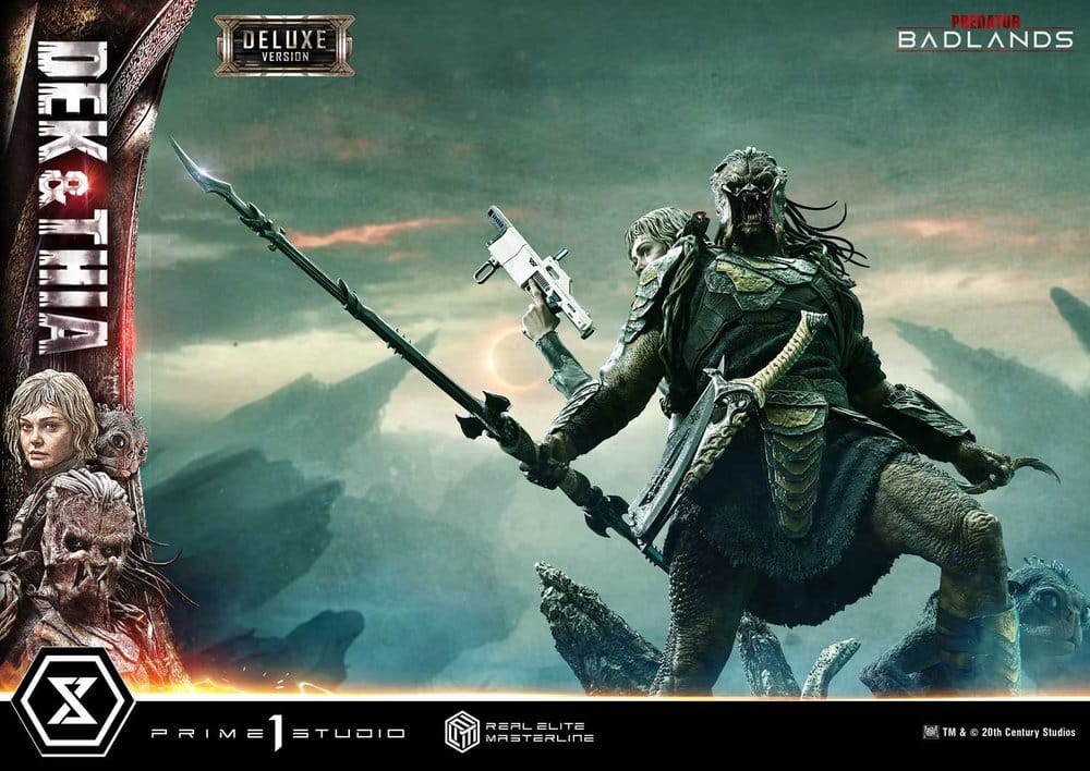 Predator Real Elite Masterline Estatua 1/3 Badlands Dek & Thia DX Bonus Version 87 cm